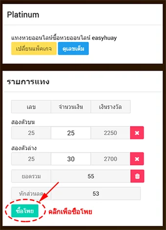 วิธีการแทงหวยออนไลน์